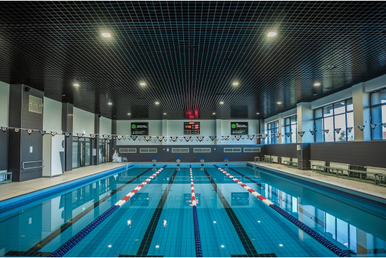 Zwembaden en sauna's in het pro-gymnasium van Telšiai "Ateities". - SPA-centra