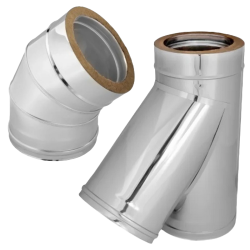 Saunaschoorsteen (dubbele wanden)