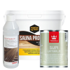 Lakken en oliën voor de sauna