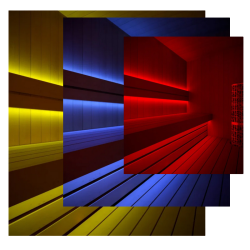 Sauna LED-strips, RGB