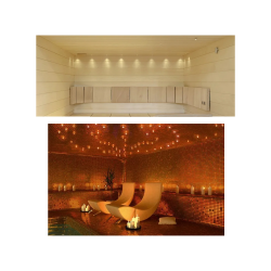 Sauna glasvezellichtsets