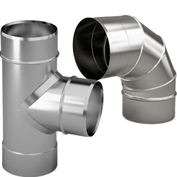 Saunaschoorsteen (enkele wanden)