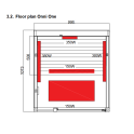 Infraroodcabine - HARVIA Onyx One - 4