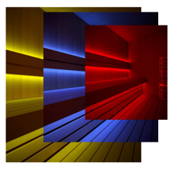 Sauna LED-strips, RGB