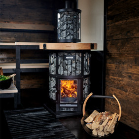 Houtgestookte saunaovens