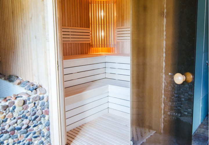 Sauna met stoomfunctie