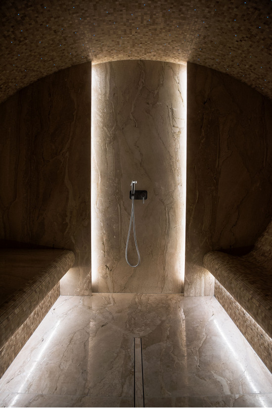 Baden in Kursevel, Frankrijk - Stoombaden