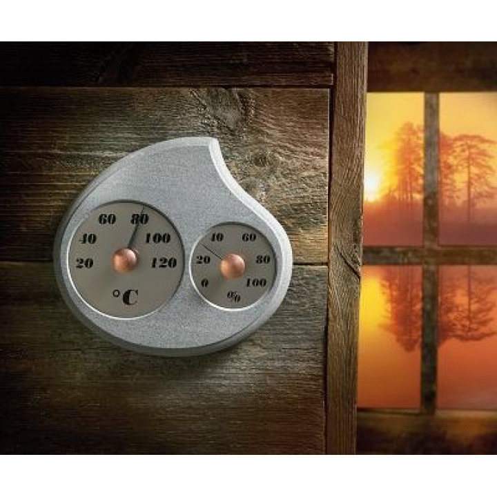 Saunathermometer en hygrometer - HUKKA Maininki