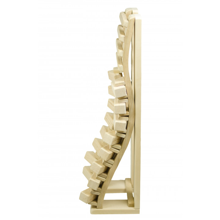 Harvia Prestige houten rugleuning voor IR-radiator, 350 of 500 W