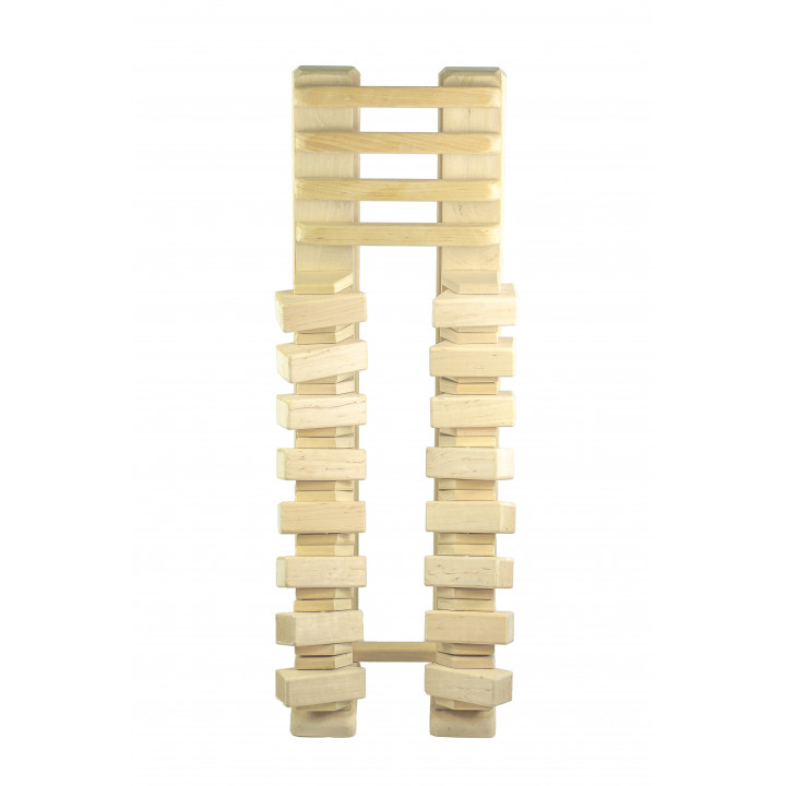 Harvia Prestige houten rugleuning voor IR-radiator, 350 of 500 W