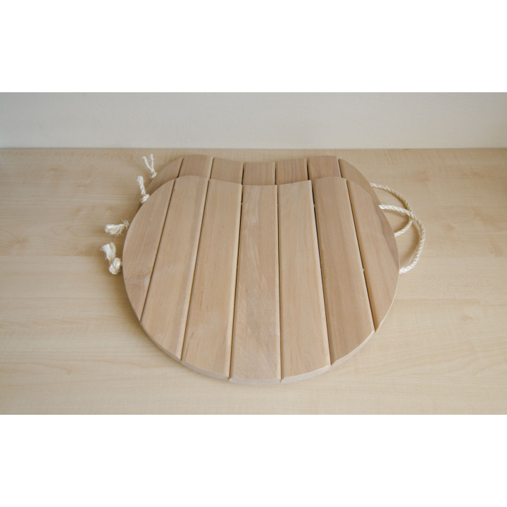 Houten stoel, hangend