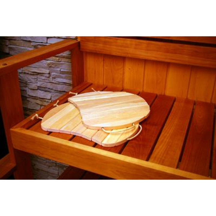 Houten stoel, hangend
