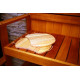 Houten stoel, hangend