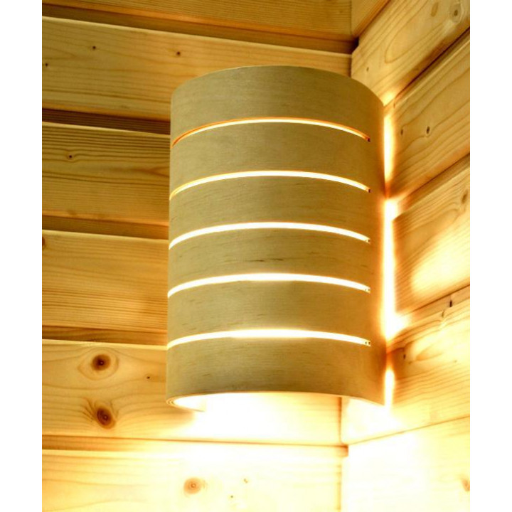 Raita saunalamp, RLK, E27 / 40W, Thermo berken