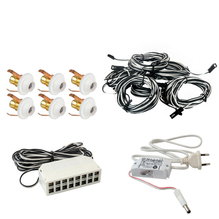 Saunaverlichting LED Lite 6, wit