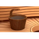SAWO stoomwater emmer, ceder, 4 l