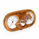 SAUNIA 3-in-1 thermo-hygrometer met zandloper 591L
