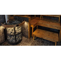 Veiligheidsleuning SASPO241L - voor HARVIA Legend kachels, met verlichting - 2 Veiligheidsleuning SASPO241L - voor HARVIA Legend kachels, met verlichting - 2