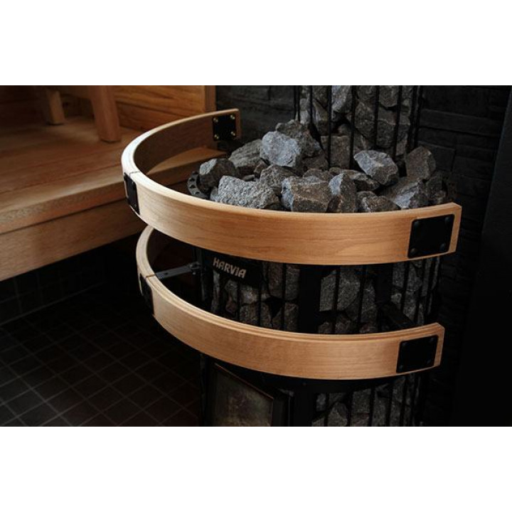 Veiligheidsleuning SASPO241L - voor HARVIA Legend kachels, met verlichting