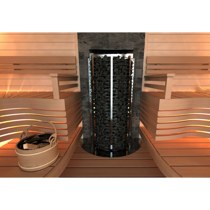 Elektrische saunakachel – SAWOTEC Tower Wall, zonder bedieningseenheid 6 kW