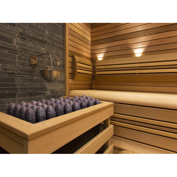 Gietijzeren kegels voor sauna, 1 st.