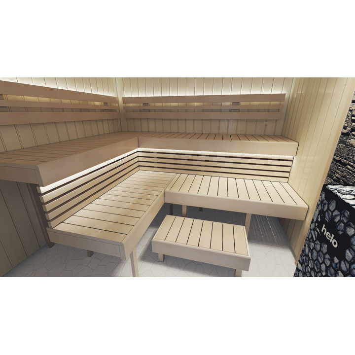 Modulaire saunabank OPTIMAL, Aspen