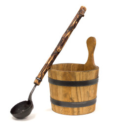 Emmer en pollepel Legend gesmeed set 7,0 L  Emmer en pollepel Legend gesmeed set 7,0 L