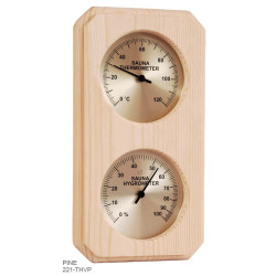 SAWO Thermometer - Hygrometer 221-THVP  SAWO Thermometer - Hygrometer 221-THVP