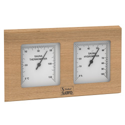 SAWO thermo-hygrometer 224-TH, ceder  SAWO thermo-hygrometer 224-TH, ceder