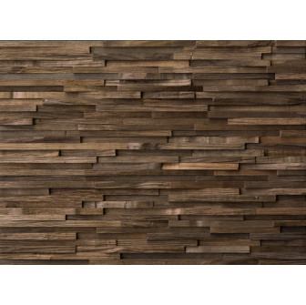 Trail 15 decoratieve houten panelen, thermisch behandeld met as.