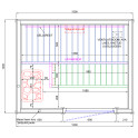 Saunacabine, 150x120cm - 2