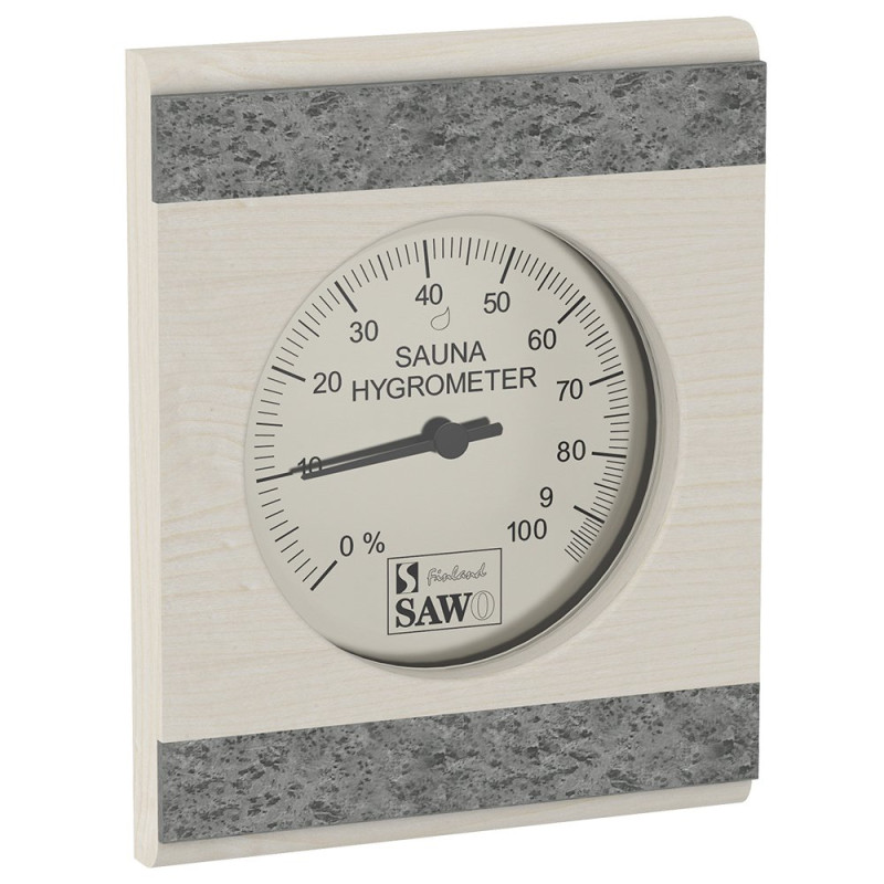 SAWO hygrometer 280-HRA, met steenstrip, espen