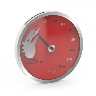 SAWO thermometer - Dragonfire, rood