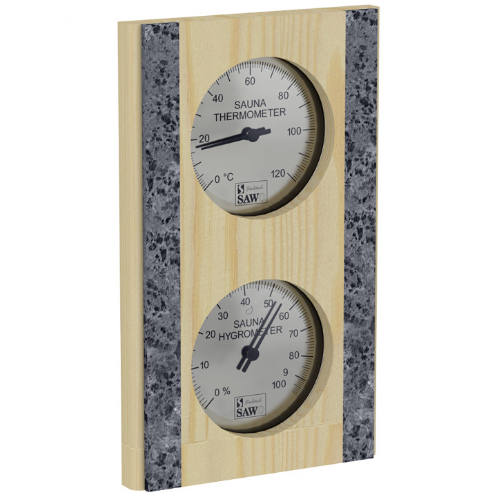 Sawo thermo-hygrometer 283-THR, grenen