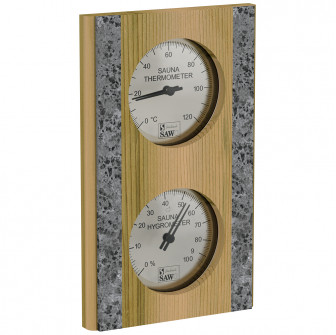 SAWO thermo-hygrometer 283-THRD, cederhout