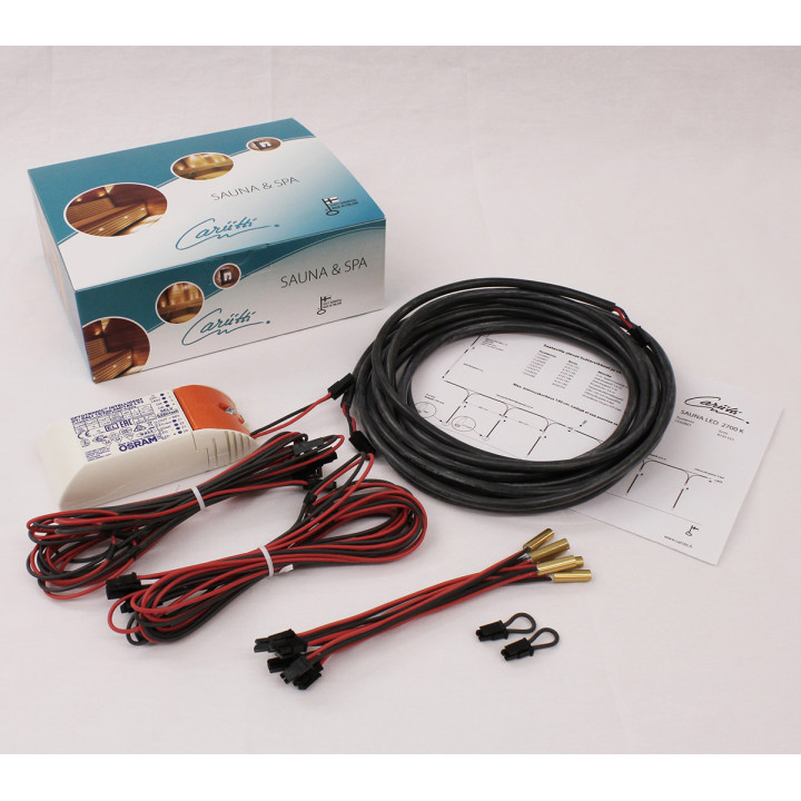 CARIITTI LED saunaverlichtingsset, 2700K