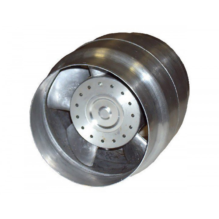 Ventilator voor sauna VOK-T 150°C, 135/Ø100mm, met terugslagklep