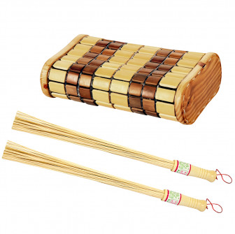 Hoofdsteun en bamboe garde set
