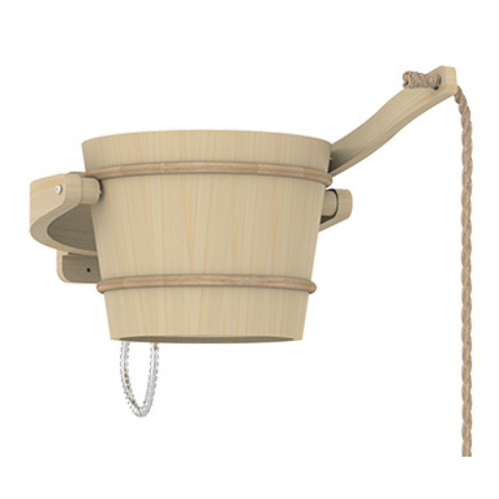 Sawo koude douchemmer, grenen, 18 L