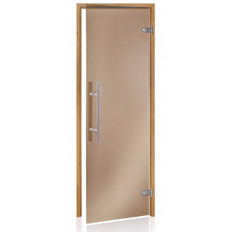 AD PREMIUM LIGHT glazen saunadeuren, Thermo aspen