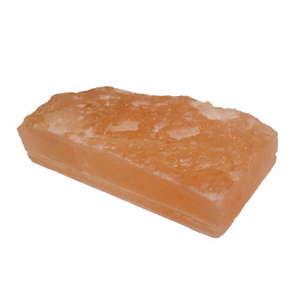Verpulverde Himalaya-zoutstenen met inkeping 200x100x50mm