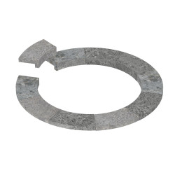 Inbouwflens - voor SAWOTEC Tower Round-verwarming 