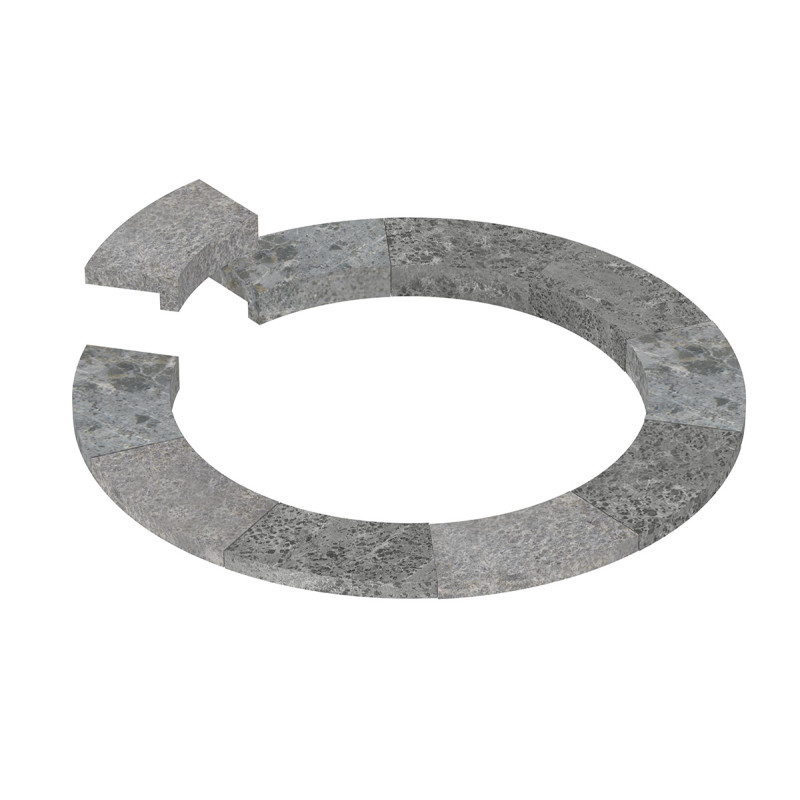 Inbouwflens - voor SAWOTEC Tower Round-verwarming