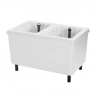 SAUFLEX voetenbad 800 x 500 x 530 mm