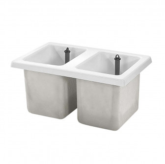 SAUFLEX voetenbad 800 x 500 x 390 mm