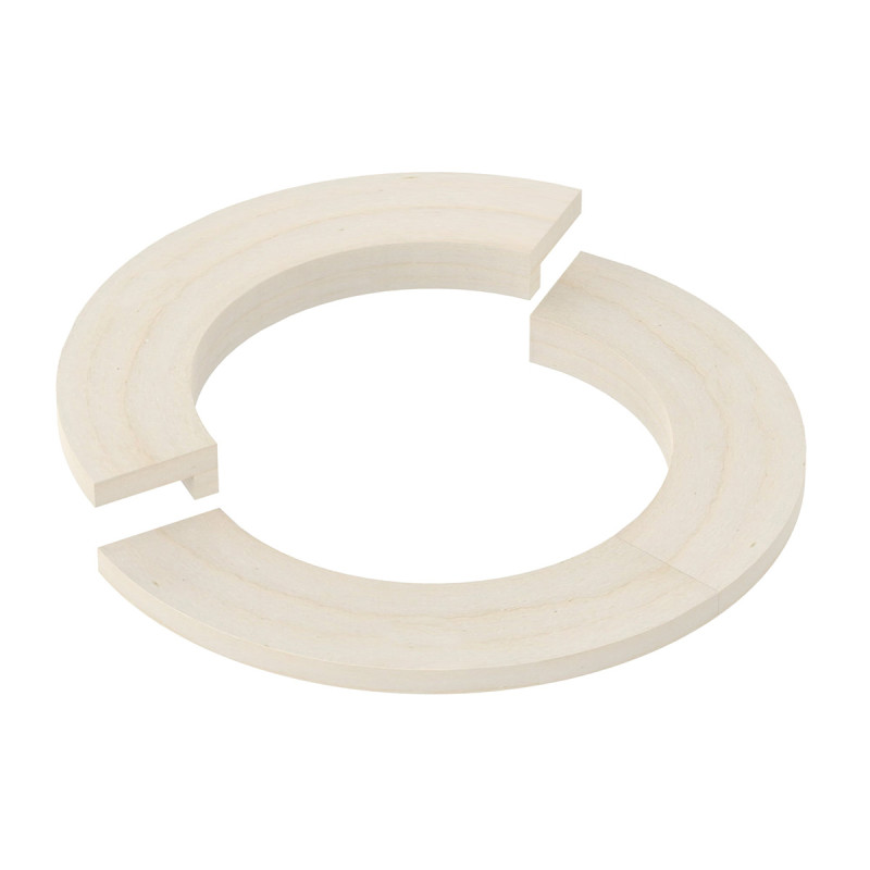 Inbouwflens - voor SAWOTEC Tower Ronde kachel, hout