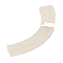 Inbouwflens - voor SAWOTEC Tower Hoekverwarmer, hout  Inbouwflens - voor SAWOTEC Tower Hoekverwarmer, hout