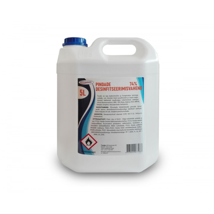 Oppervlakte desinfectiemiddel, 5L