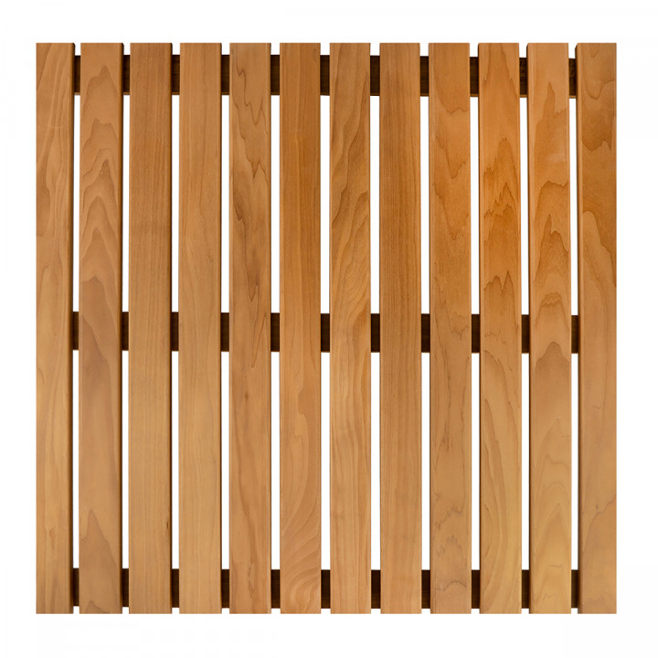 Versterkt vloerrooster, Thermo aspen, 600x600x43 mm