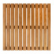 Versterkt vloerrooster, Thermo aspen, 600x600x43 mm